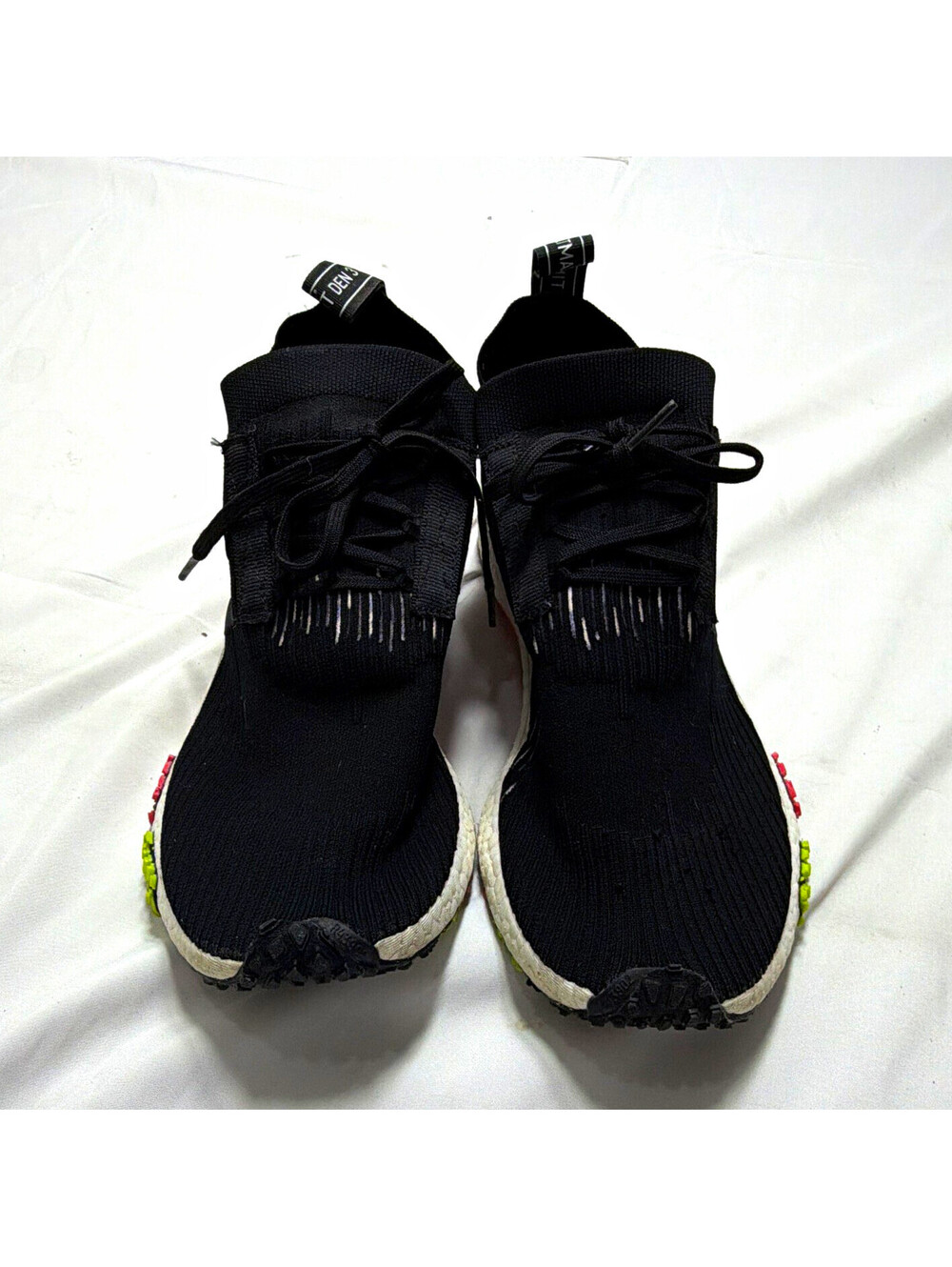adidas NMD_Racer Primeknit Boost Men’s Sneaker Black/Solar Pink CQ2441